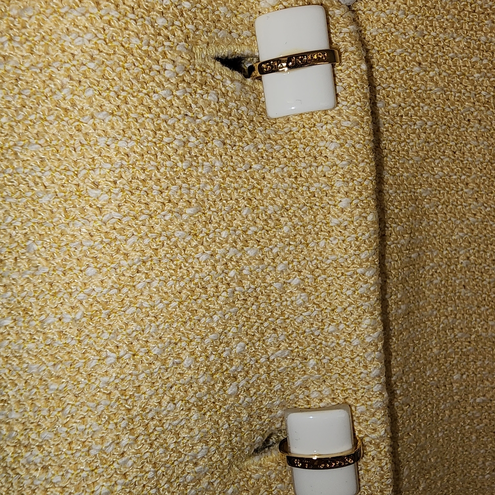 St. John Collection Mustard By Marie Gray Blazer - Picture 5 of 6